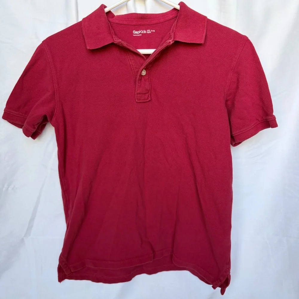 GAP Classic Red Kids Polo Shirt